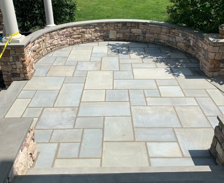 finished patio
